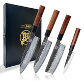 Conjunto Mitsumoto Sakari de cuchillos japoneses gyuto para cocina profesional y hogar