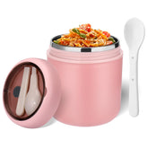 Mity Rain termo de almuerzo 16oz con apertura amplia facilita rellenar y limpiar