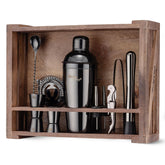 Conjunto Mixology y Craft completo con coctelera de 24 oz para batidos precisos.
