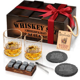 Conjunto Mixology & Craft en caja rústica, regalo elegante para amantes del whiskey