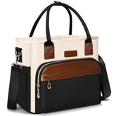 MIYCOO bolsa de almuerzo para mujer, capacidad super grande para guardar dos fiambreras