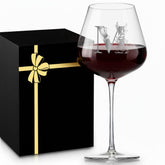 Copas MNZZ de cristal inicial para mujer, regalo elegante.