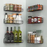 Moforoco especiero mural 6pack: organizador compacto para especias al alcance