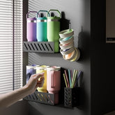 MOJOHAND organizador magnético para tazas Stanley 40oz, mantiene los vasos ordenados y accesibles.