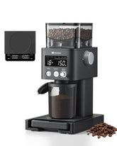 MOKKOM molinillo con balanza removible para medición exacta de café