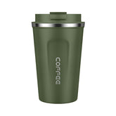 Taza de viaje MOMSIV 12oz con tapa anti fugas para bebidas calientes o frías.
