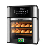 Mondial Horno Freidora de Aire, panel táctil para control preciso de tiempo y temperatura.