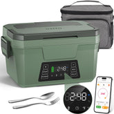 Monteka caja almuerzo eléctrica sin cables, lista para calentar en cualquier lugar.