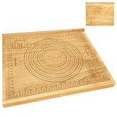 Montex tabla de masa 24x20, superficie de madera suave para amasar y rodar.