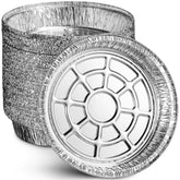 Montopack pan de aluminio 9 pulgadas, ideal para hornear y servir porciones.