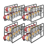 MOOACE: soporte para latas apilable, optimiza espacio en despensa.