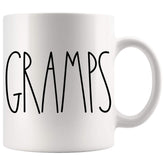 Moon9xx Gramps Taza, vista frontal, regalo ideal para Navidad y cumpleaños