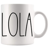 Taza Lola de Moon9xx, vista frontal para disfrutar el café.