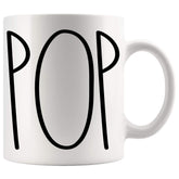 Moon9xx POP taza de café, vista frontal, ideal para regalar.