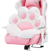 Moonbeeki cojin-pata-gato-silla blanco para sesiones de juego cómodas
