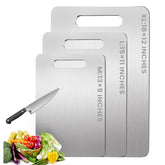 Tabla MOSDOOK de titanio 13x9, superficie lisa para cortar alimentos con seguridad
