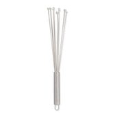 Mrs. Anderson’s Baking Ball Whisk con puntas pesadas para batidos rápidos y uniformes