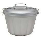 Molde pudín al vapor de Mrs. Anderson's Baking con tapa antiadherente para desmoldar fácil.