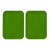 MRX Solutions tapas rectangulares para Pyrex de 3 tazas, sellado hermético para conservar frescura