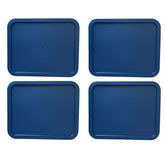 MRX Solutions tapas reemplazo para Pyrex rectangulares azul 4-pack para conservar sobras