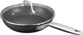 MsMk sartén de 9,5 pulgadas con tapa para huevos y salteados, cocción uniforme
