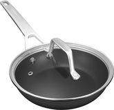 MsMk sartén 7 pulgadas con tapa para huevos y tortillas antiadherente.