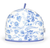 Funda Muldale para tetera grande en azul floral mantiene el calor con estilo