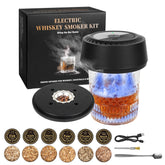 Mutouhe kit ahumador eléctrico para whisky, presentación de regalo elegante.