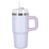 Muwnrol vaso termico 14oz con asa y pajilla, ideal para bebidas infantiles.