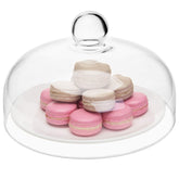 MyGift domo de vidrio redondo para pasteles, protege y exhibe con claridad.