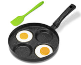 MyLifeUNIT sartén-huevo-aluminio-4-tazas para huevos perfectos sin pegar