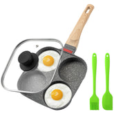 MyLifeUNIT sartén-huevos-4-cupos-tapa ideal para freír cuatro huevos a la vez.