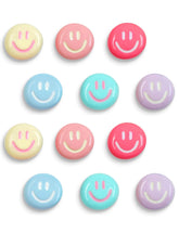 Imanes Mymazn para frigorífico con sonrisa, colores vivos para notas y fotos.