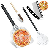 Pala de pizza Mysweety de 12 pulgadas perforada para hornear crujiente