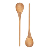 Cucharas de madera MZROO de 12,5 pulgadas con mango largo para mezclar