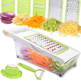 NACOLUS Rallador Queso con Contenedor para recoger ingredientes