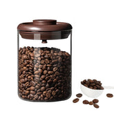 NANABIMIC Contenedor café vidrio 30oz mantiene aroma por más tiempo.
