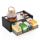NANAGIFTREE Organizador de té con cajones para bolsitas, acceso rápido.