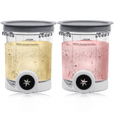 Pintas Nanobaby transparentes de 16oz para Ninja Swirl Creamii, almacenamiento seguro.