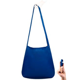 Bolsa cruzada Nanobag plegada en bolsillo, ahorra espacio para cualquier salida.