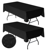 Mantel Nasitos 2 piezas negro 60x84 para banquetes.