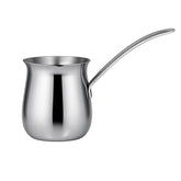 Natier olla cafetera turca en acero inoxidable 18-8, capacidad 600 ml para varias porciones.