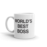 NBC Taza Jefe Mundial, cerámica blanca, ideal para café diario.