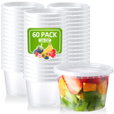 NEEBAKE contenedor-deli-16oz con tapa, ideal para llevar ensaladas y salsas