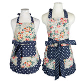 NEOVIVA delantales cocina madre hija con bolsillos para utensilios.