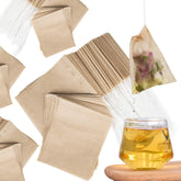 NEPAK bolsas filtro té desechables con cierre de cordón para infusiones limpias