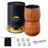 Vaso Nessix de bourbon con madera carbonizada para degustaciones con notas ahumadas