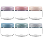 NETANY jarras de cristal 8oz con tapas herméticas para conservar alimentos frescos