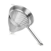 New Star Foodservice 38057 colador bouillon 10 pulgadas, acero inoxidable para caldos suaves