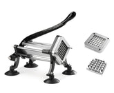 New Star Foodservice 43204 cortador de papas con ventosas para estabilidad en la mesa.